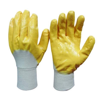 HWSCG2502 Interlock liner, knitted wrist with 3/4 Nitrile coating