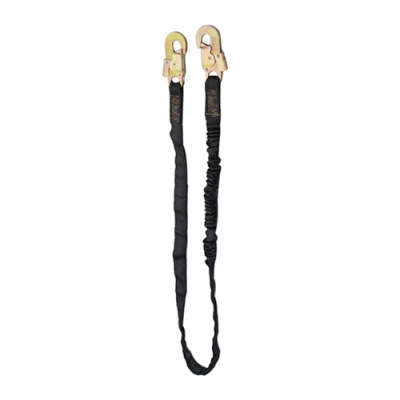 HWZLD1041 Lanyard with middle snap hooks on both sides