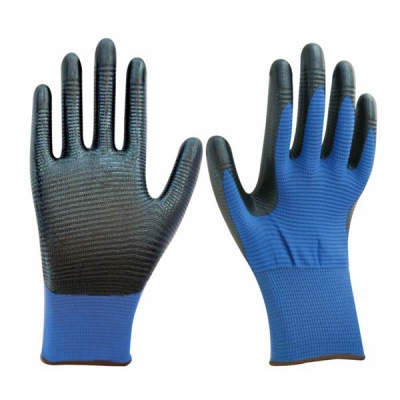 HWSCG2032 Nitrile coated gloves, with 13G dimple Nylon liner